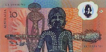 Commemorative AUD $10 banknote - back. (Image: RBA)