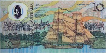 Commemorative AUD $10 banknote - front. (Image: RBA)