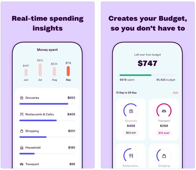 Beforepay App Budgeting Screens