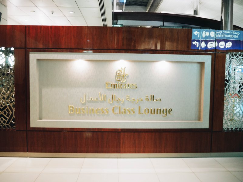 Dubai business lounge.