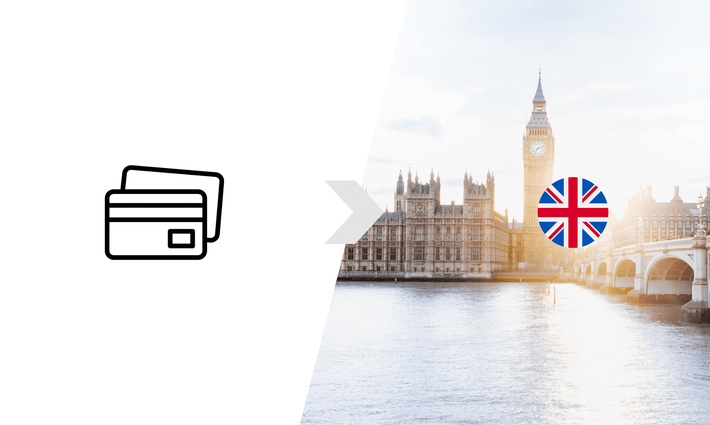 How to buy British pounds with a credit card