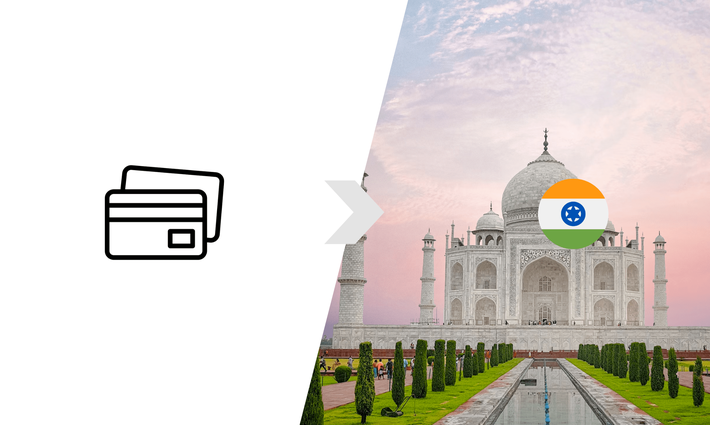 How to buy Indian rupees with a credit card
