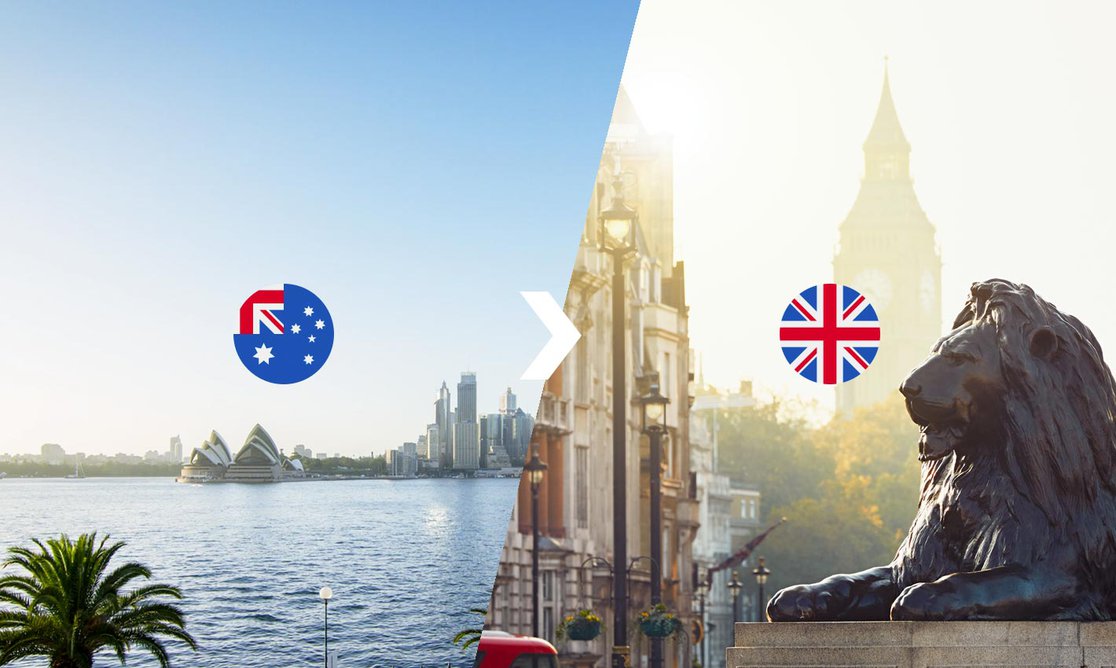 Transfer Money from Australia to UK [AUD to GBP]