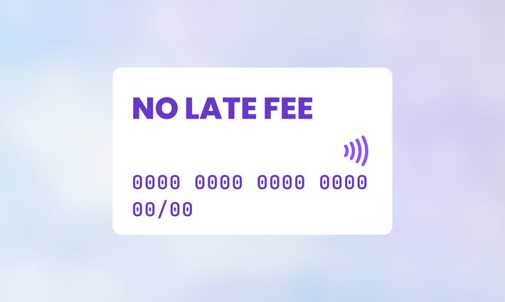 Credit cards with no late payment fees
