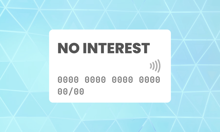No interest credit cards