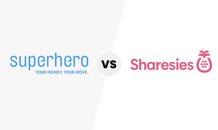 Superhero vs Sharesies