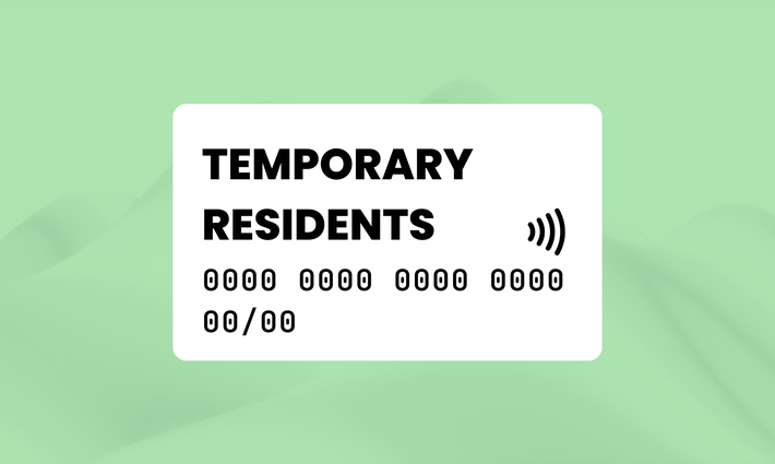 Credit cards for temporary residents