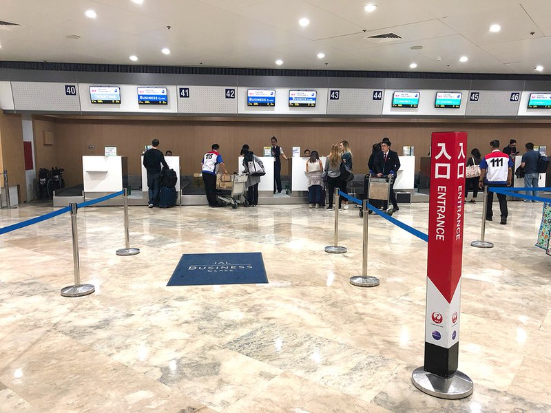 Checking in at Manila Ninoy Aquino International Airport was efficient.