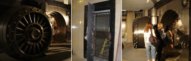 The bank vault from the Dominion Bank Building in Toronto, which is now the luxury One King West. (Image: wyliepoon)