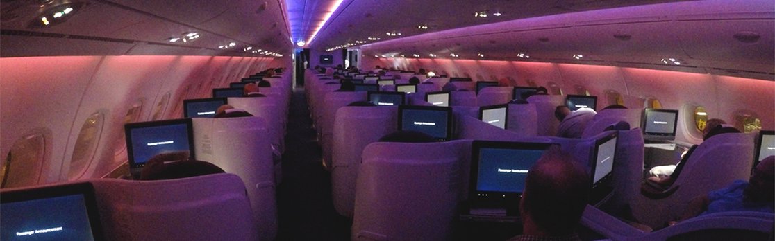 Qatar A380 cabin