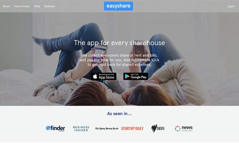 Pay rent by credit card using EasyShare